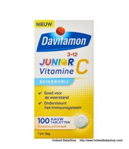 Davitamon Junior Vitamin C Orange 100 pcs